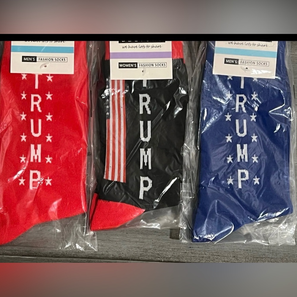 3 pair Donald Trump Men's Fashion Socks